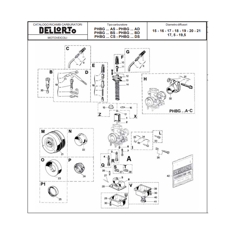 Malossi carburator kit phbg 21 AD - foto 9