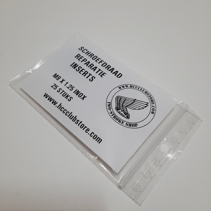 Schroefdraad reparatie insert M8 - Navulling - foto 2