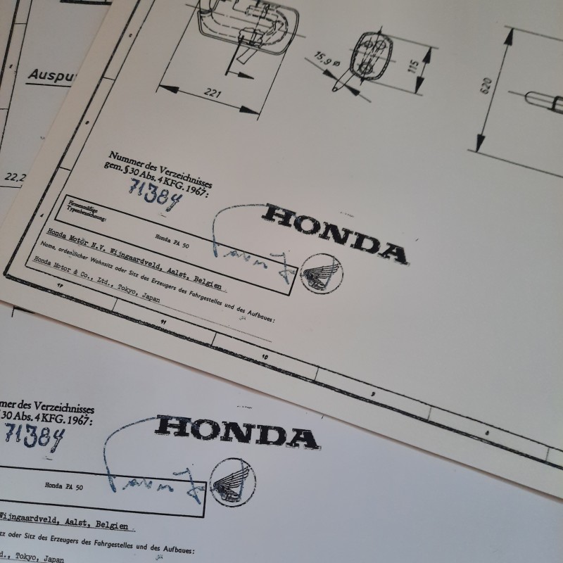 Constructietekening Honda Camino 70 x 50 cm - foto 2