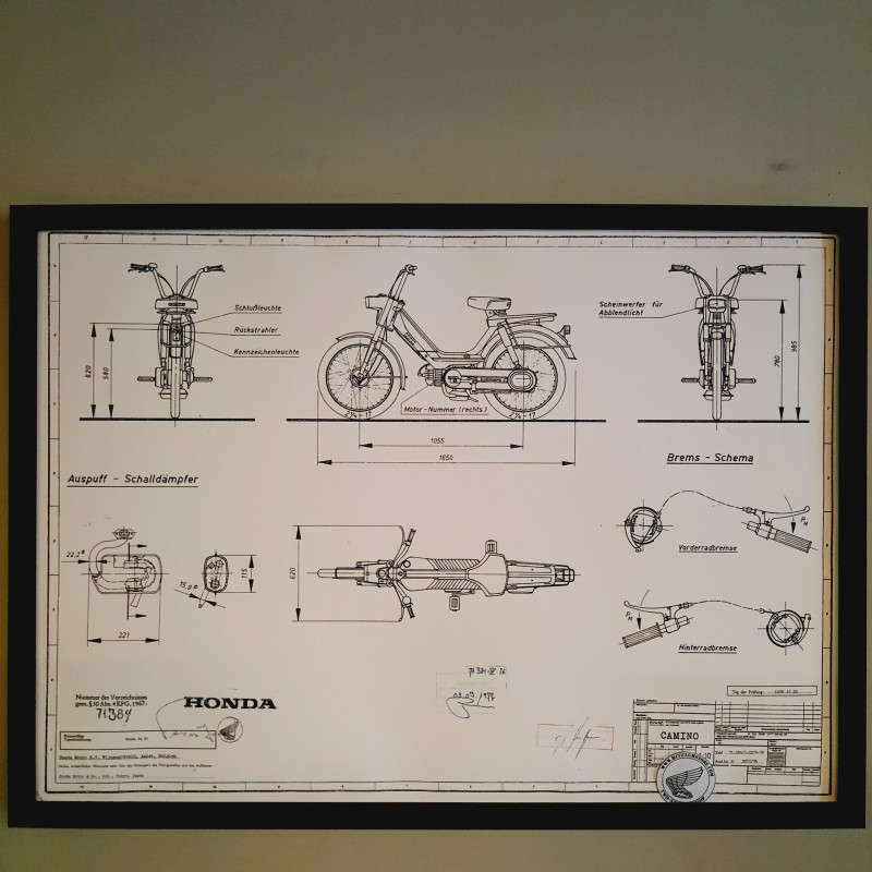 Constructietekening Honda Camino 70 x 50 cm - foto 3